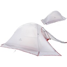 Намет Naturehike Cloud UP III with skirt (3-х місний) 20D silicone New version + footprint NH18T030-T Grey