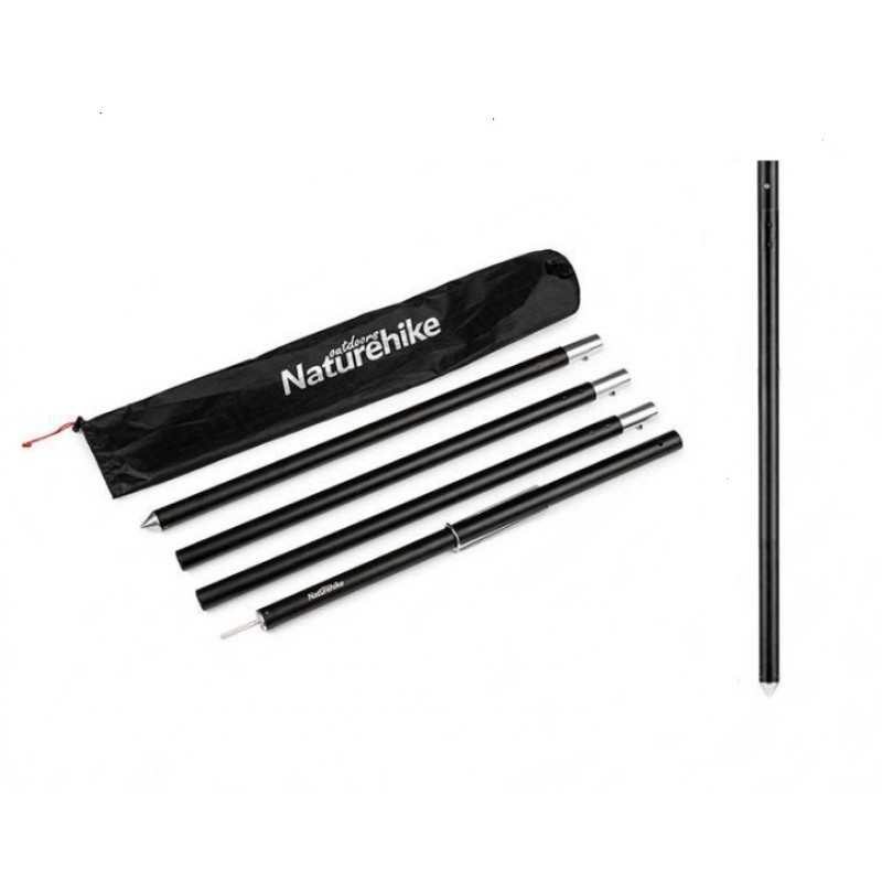 Стійка для тента Naturehike Aluminum poles NH20PJ040 Black