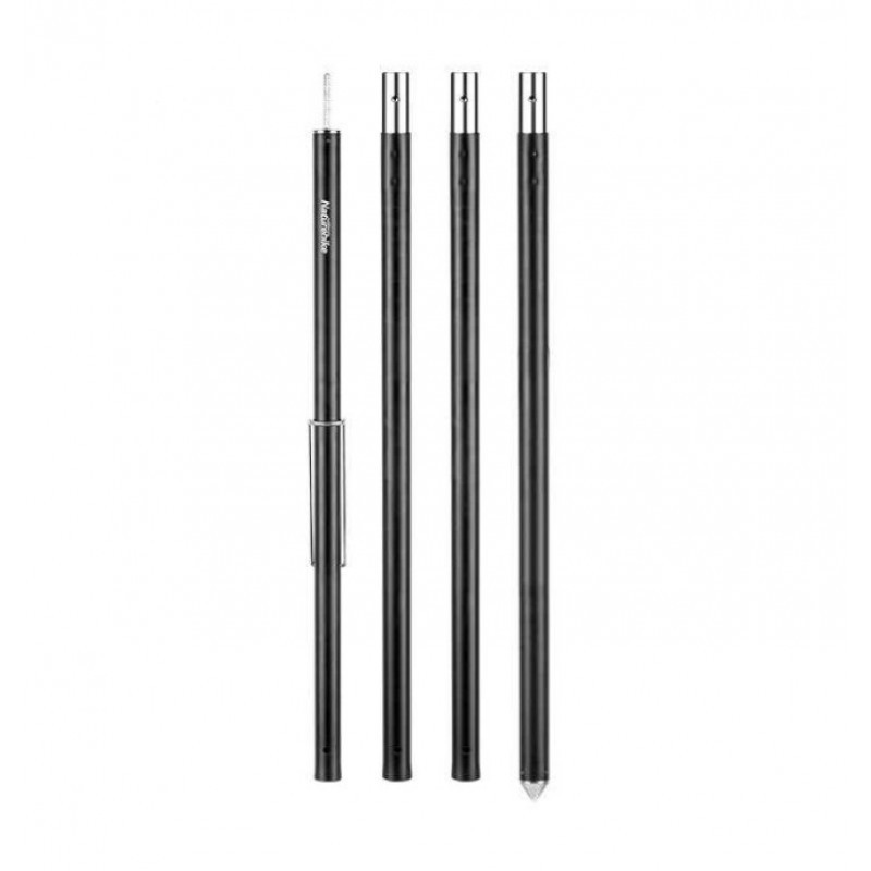 Стійка для тента Naturehike Aluminum poles NH20PJ040 Black