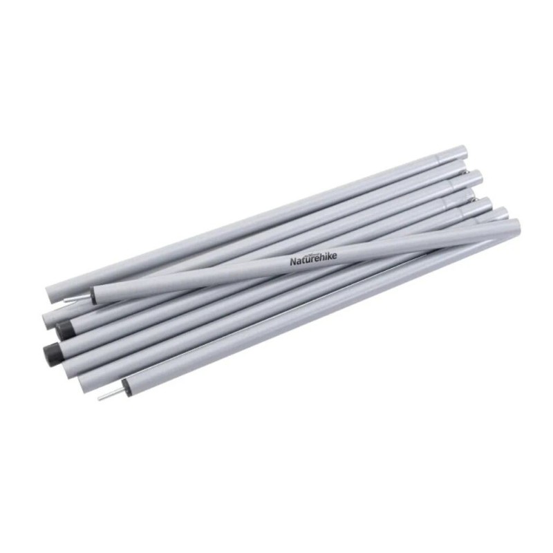 Комплект стійок для тенту Naturehike NH19PJ042 2.4м Steel poles Ø25 silver