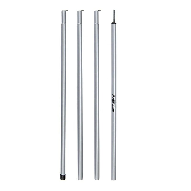 Комплект стійок для тенту Naturehike NH19PJ042 2.4м Steel poles Ø25 silver