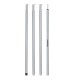 Комплект стійок для тенту Naturehike NH19PJ042 2.4м Steel poles Ø25 silver