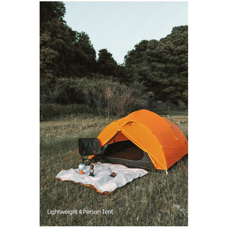Намет чотиримісний 3F UL GEAR QingKong 4 210T 3 season orange