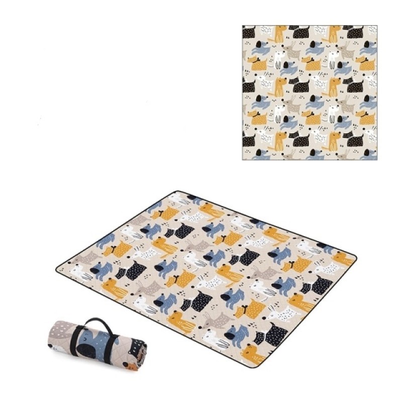 Килимок для пікніка Naturehike Picnic mat M 170*200 NH21FCD01 Dogs
