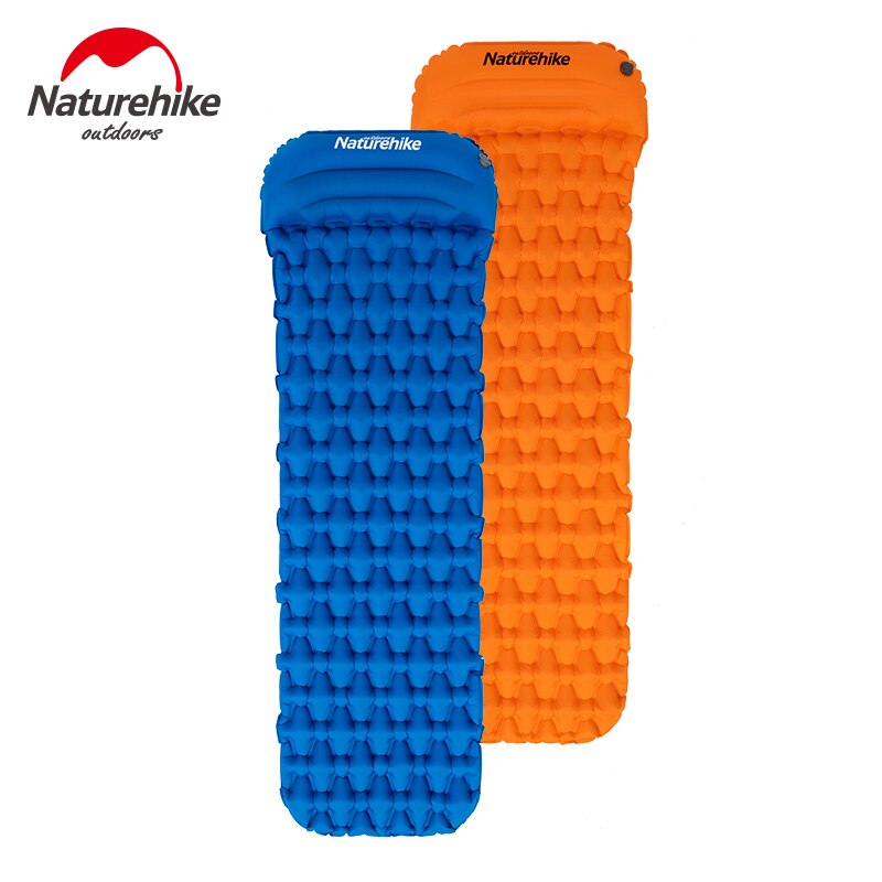 Надувний матрац з подушкою Naturehike FC-12 NH19Z012-P orange