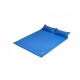 Килимок надувний двомісний з подушкою Naturehike 185*130 NH18Q010-D peacock blue