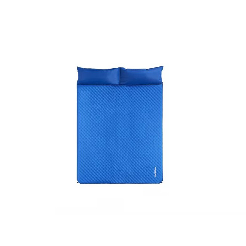 Килимок надувний двомісний з подушкою Naturehike 185*130 NH18Q010-D peacock blue