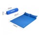 Килимок надувний двомісний з подушкою Naturehike 185*130 NH18Q010-D peacock blue