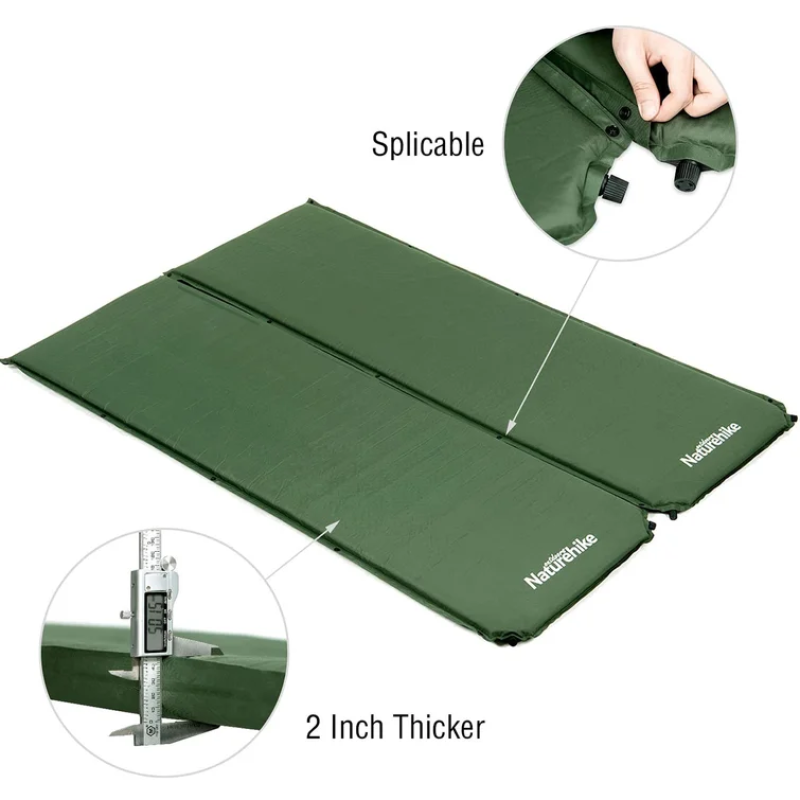 Килимок самонадувний Naturehike D03 NH20DZ003 Army Green