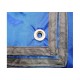 Тент універсальний Naturehike 210T polyester 2,15х2,15м 0,30 кг NH15D005-X Blue
