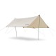 Тент для кемпінгу Naturehike Girder (з двома стійками) 400*292 NH20TM006 150D gold