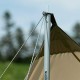 Тент для кемпінгу Naturehike Girder (з двома стійками) 500*292 NH20TM006 150D gold