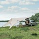 Тент для кемпінгу Naturehike Car Rear Canopy (з трьома стійками) 590*340 NH21TM001 gold