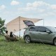 Тент для кемпінгу Naturehike Car Rear Canopy (з трьома стійками) 590*340 NH21TM001 gold