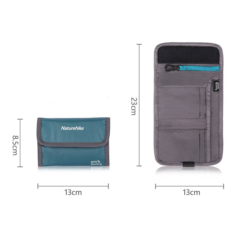 Гаманець Naturehike Travel wallet RFID-Blocking NH20SN003 Black