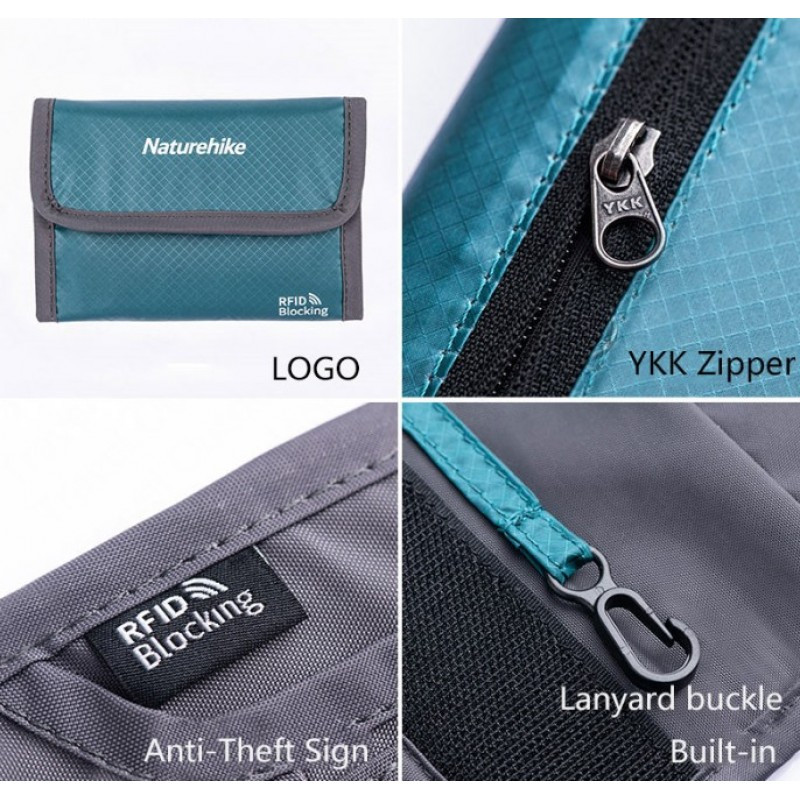 Гаманець Naturehike Travel wallet RFID-Blocking NH20SN003 Black