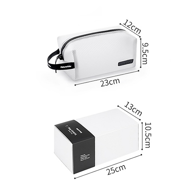 Косметичка Mesh toiletry bag Naturehike NH19SN010 White
