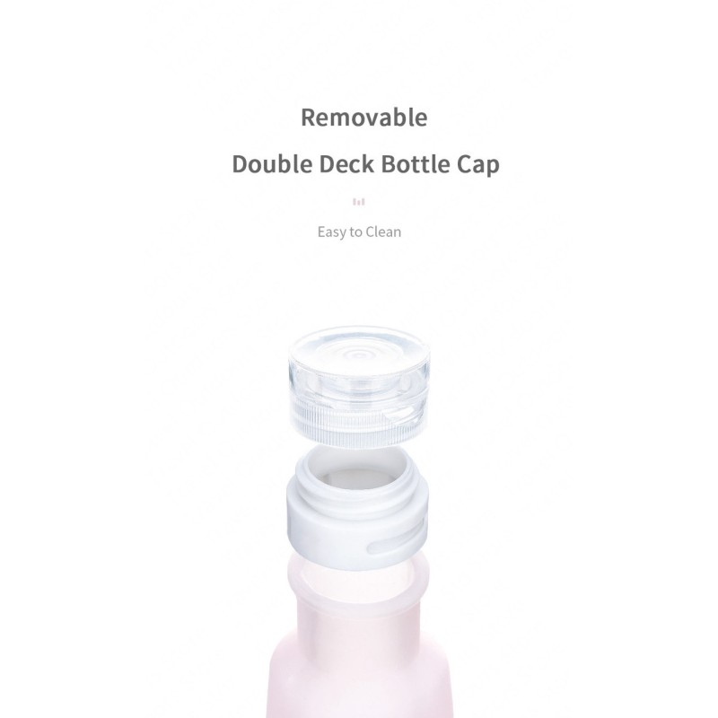 Дорожній набір cиліконових бутилок Naturehike 3шт 89 ml NH20LY012 pink/white/blue
