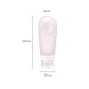 Дорожній набір cиліконових бутилок Naturehike 3шт 89 ml NH20LY012 pink/white/blue