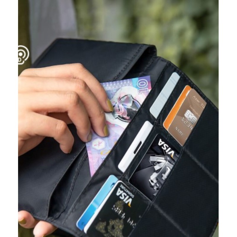 Органайзер Naturehike Travel Passport Holder Bag RFID-Blocking NH20SN002 Black