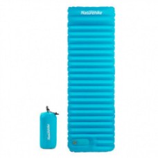 Надувний матрац Naturehike C001 TPU mattress with pillow S 1850*600*75mm NH18Q001-D Peacock Blue