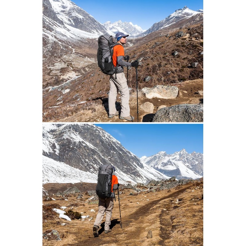 Наплічник Naturehike Rock 60+5 л NH19BP095 Black