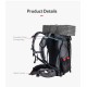 Наплічник Naturehike Rock Series Dyneema NH19BP095 60+5 л Blue
