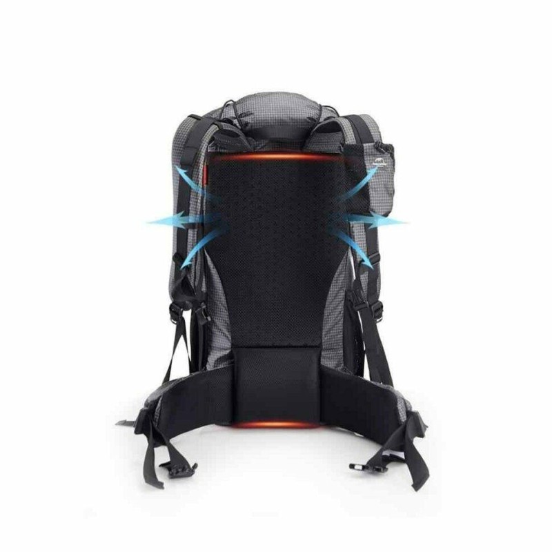 Рюкзак туристичний Naturehike Rock 45L NH20BB113 black