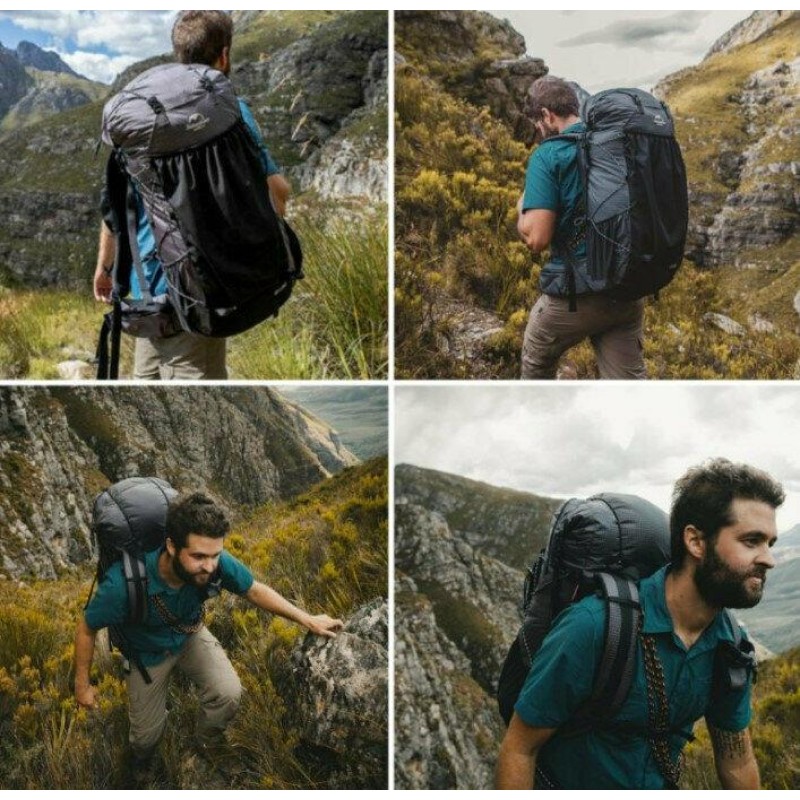Рюкзак туристичний Naturehike Rock 45L NH20BB113 black
