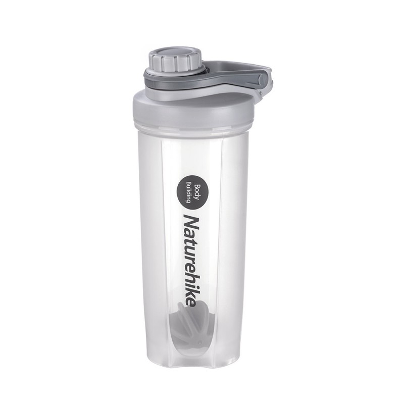 Пляшка-шейкер Naturehike з кулькою Fitness 0.7л NH19SJ003 Grey