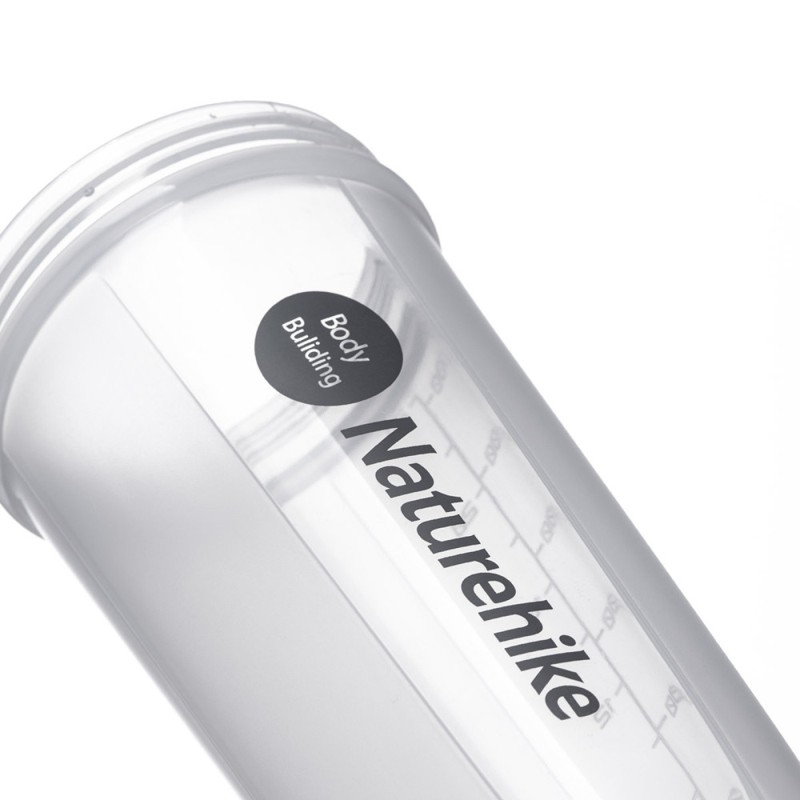 Пляшка-шейкер Naturehike з кулькою Fitness 0.7л NH19SJ003 Grey
