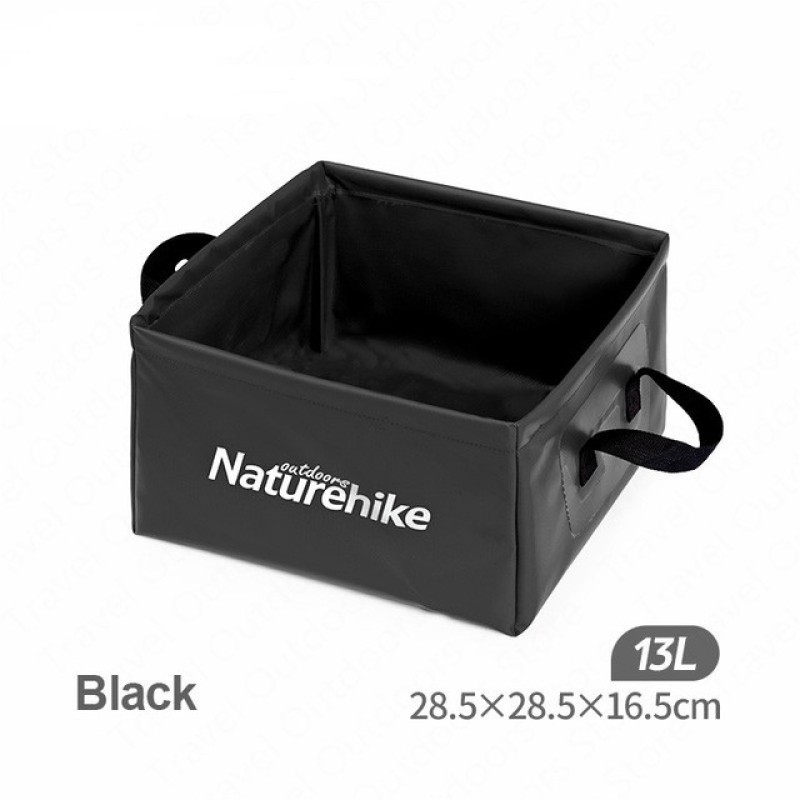 Відро складне Naturehike Square bucket 13л NH19SJ007 Black