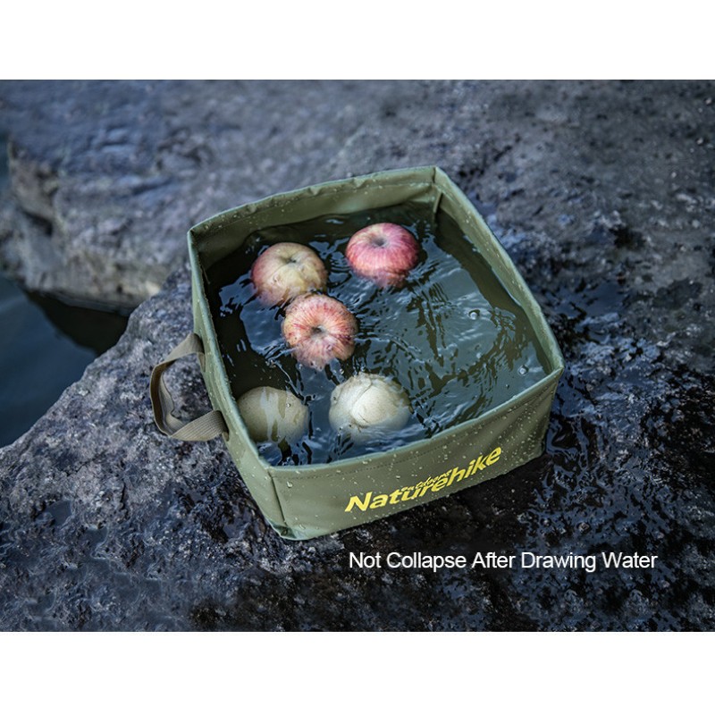 Відро складне Naturehike Square bucket 13л NH19SJ007 Black