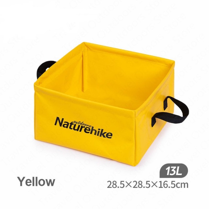 Відро складне Naturehike Square bucket 13л NH19SJ007 Yellow