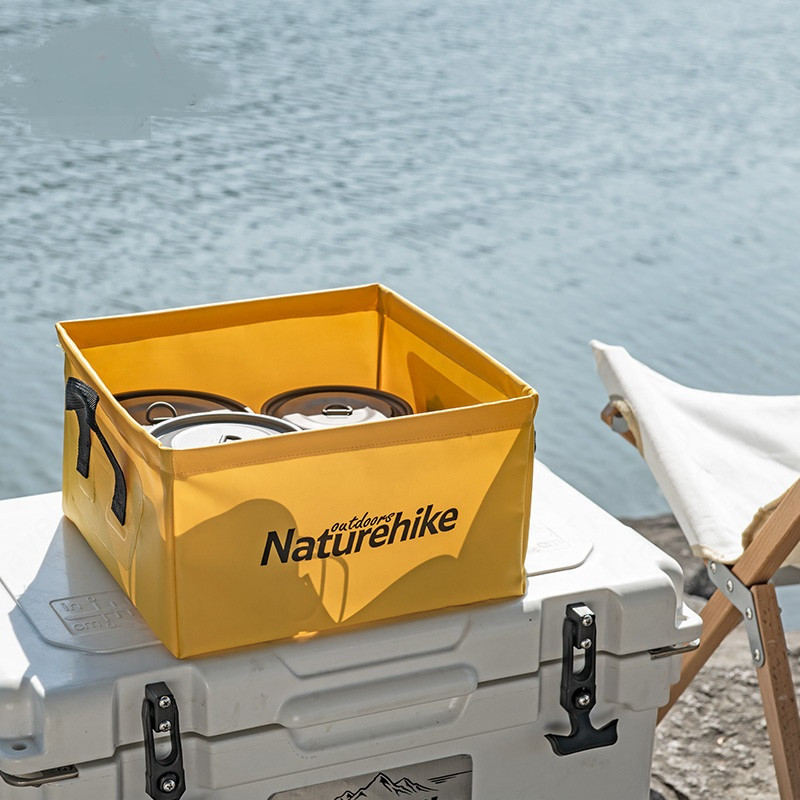 Відро складне Naturehike Square bucket 13л NH19SJ007 Yellow