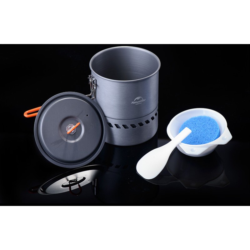 Казанок з радіатором Naturehike 1.5 л NH15T216-G Grey