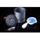 Казанок з радіатором Naturehike 1.5 л NH15T216-G Grey