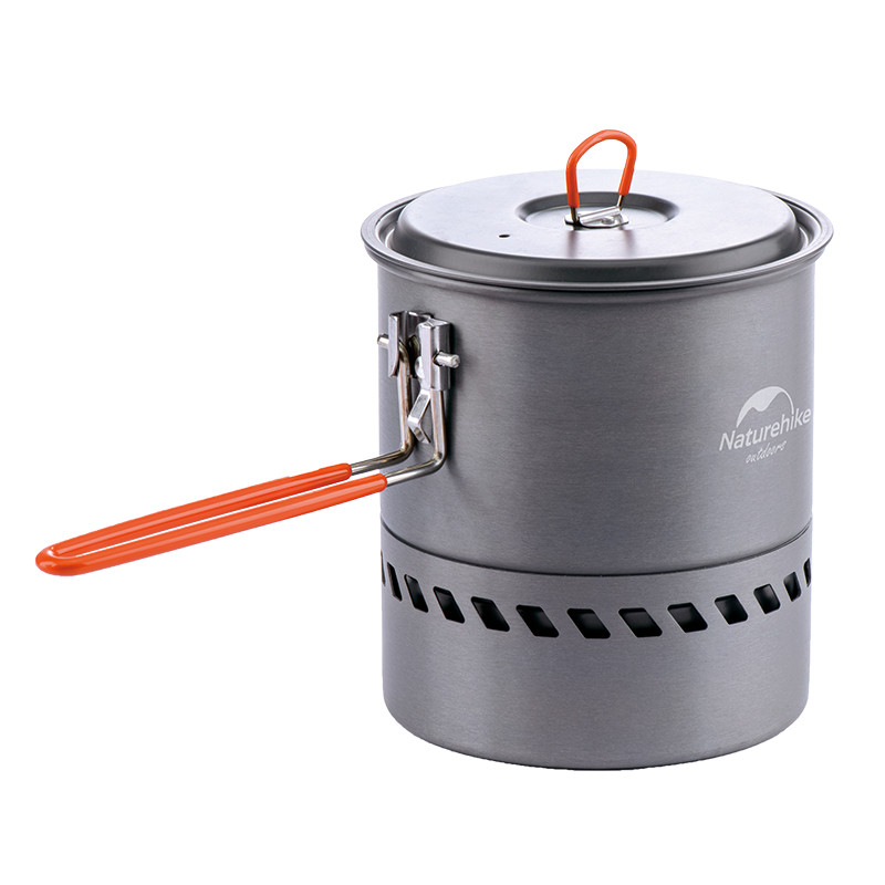 Казанок з радіатором Naturehike 1.5 л NH15T216-G Grey