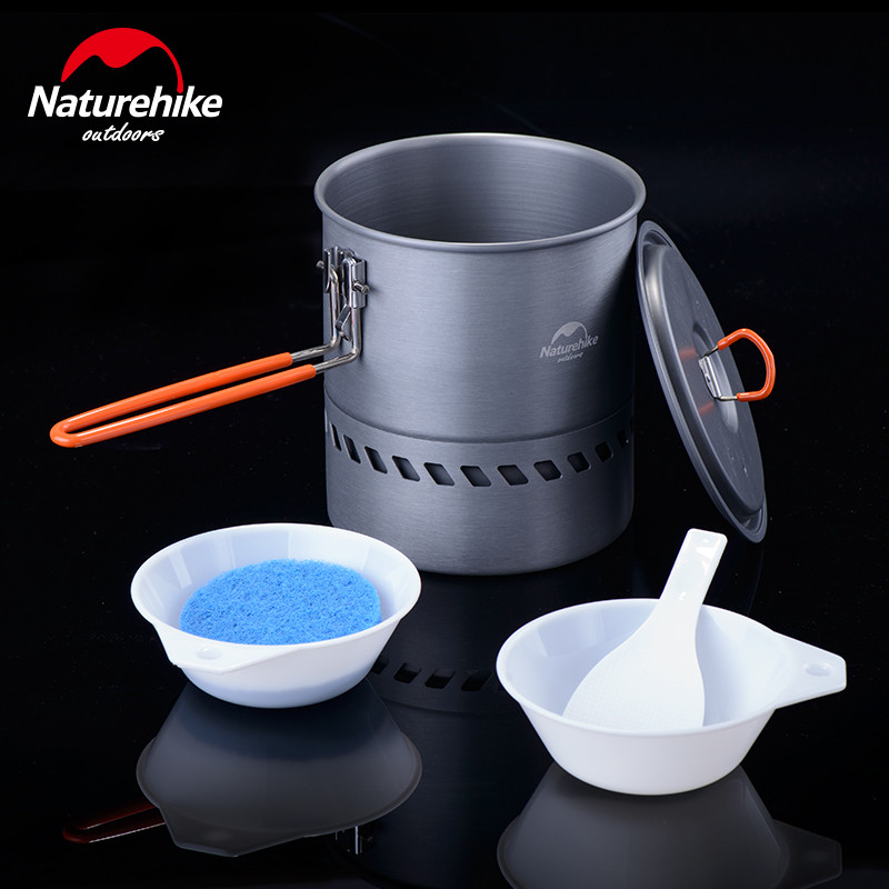 Казанок з радіатором Naturehike 1.5 л NH15T216-G Grey