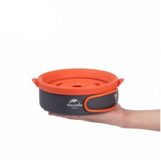 Сковорода Naturehike Camping Pan 1.6 л with silicone lid NH19CJ006 Orange