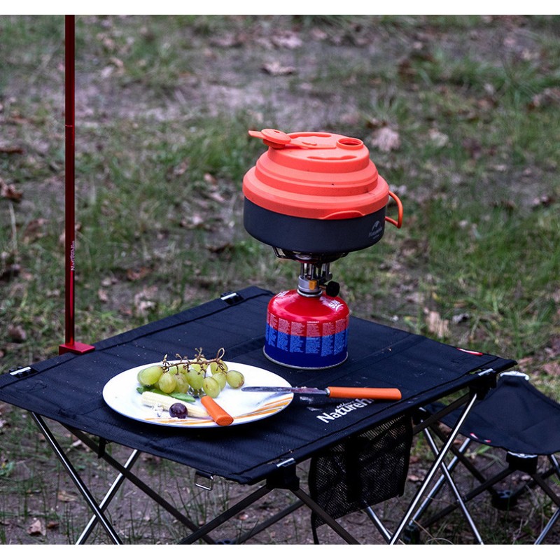 Сковорода Naturehike Camping Pan 1.6 л with silicone lid NH19CJ006 Orange