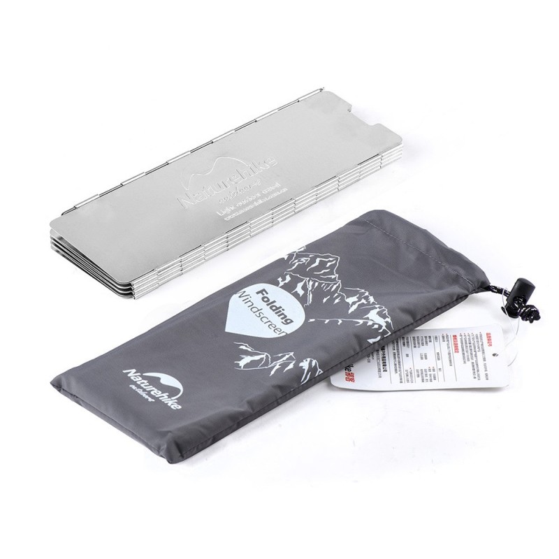 Вітрозахисний екран для пальника Naturehike NH15F008-B Black