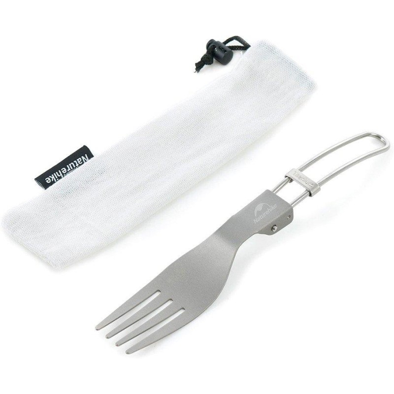 Складна вилка Naturehike Titanium fork NH18C001-J Grey
