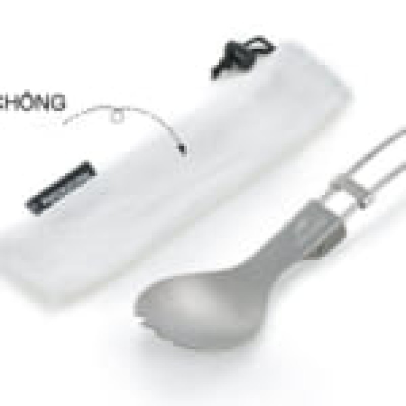 Складна ложка-вилка Naturehike Titanium spork NH18C001-J Grey