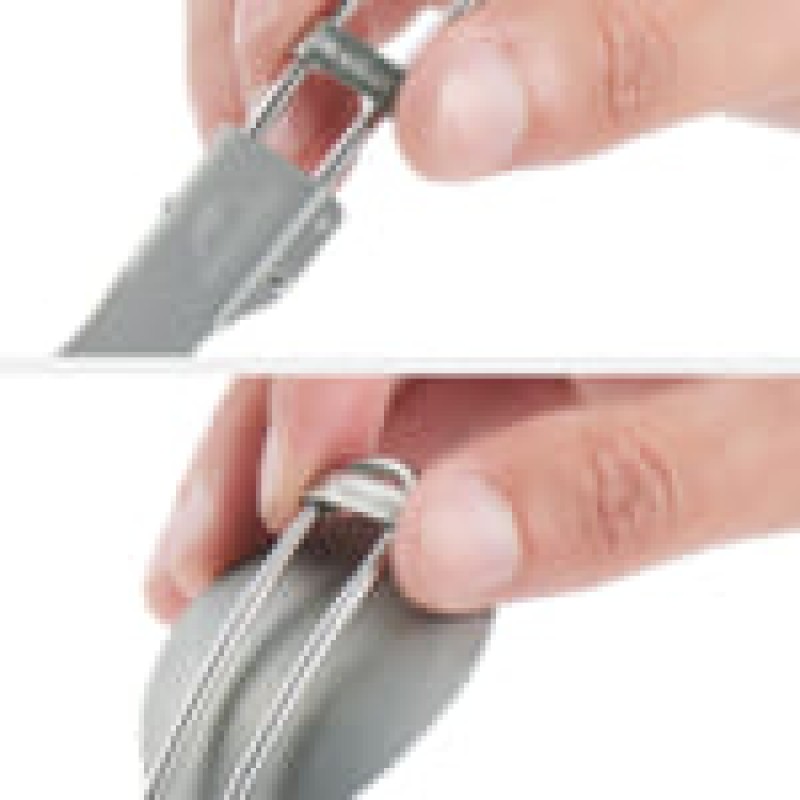 Складна ложка-вилка Naturehike Titanium spork NH18C001-J Grey