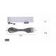 Ложко-вилка Naturehike Titanium Three-in-one NH19T012-D Grey