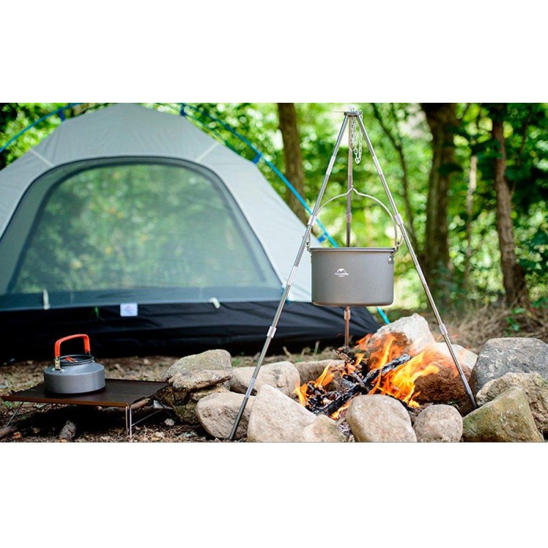 Тринога для казана Naturehike Light tripod NH17S00S-G Grey