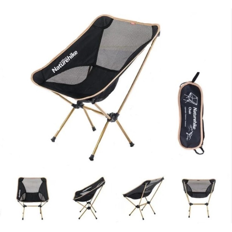 Крісло складне Naturehike Folding Moon Chair NH15Y012-L Silver