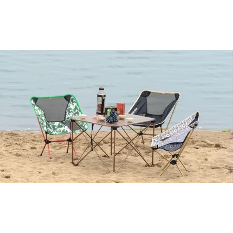 Крісло складне Naturehike Folding Moon Chair NH15Y012-L Silver