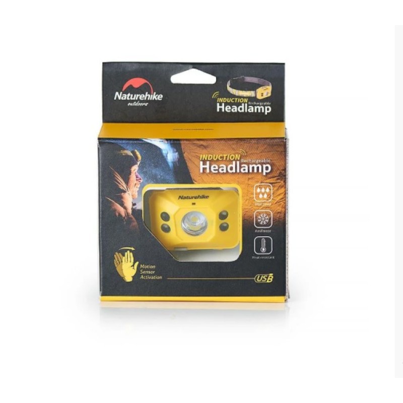 Ліхтар налобний Naturehike NH SD-02 Rechargable lamp 1200mAh NH17G025-D Yellow